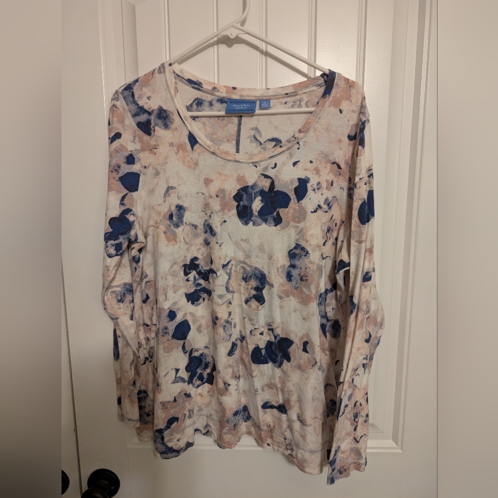 Simply veron long sleeve floral casual size XL